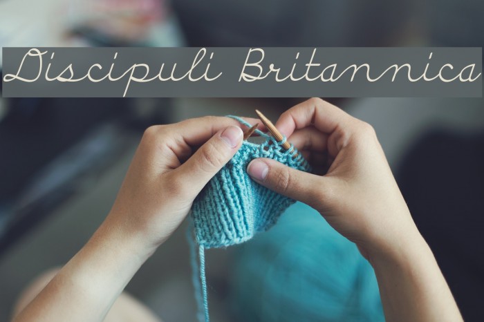 Discipuli Britannica Font examples
