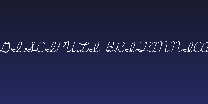 Discipuli Britannica Social Header