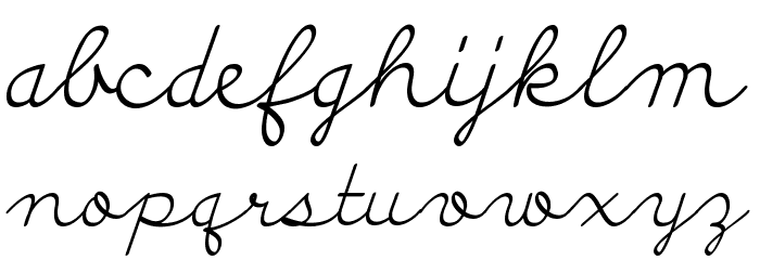 Discipuli Britannica Font LOWERCASE