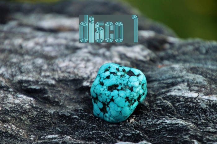 Disco 1 Font examples