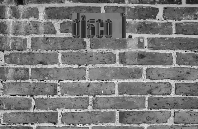 Disco 1 Font examples