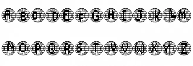Disco 2000 Fonte MAIÚSCULAS
