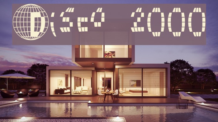 Disco 2000 Font examples