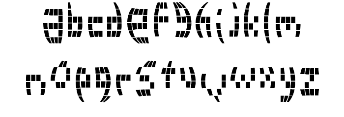 Disco 2000 Font LOWERCASE