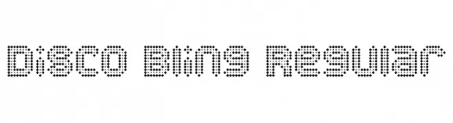 Disco Bling Regular  Fuentes Gratis Descargar