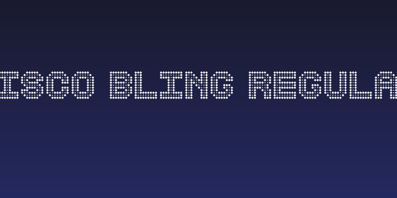 Disco Bling Regular Social Header