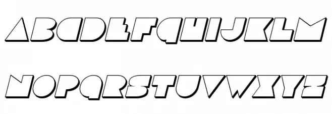 Disco Deck 3D Italic Fuentes MAYÚSCULAS
