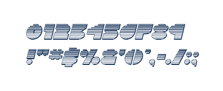 Disco Deck Chrome Italic Other Characters