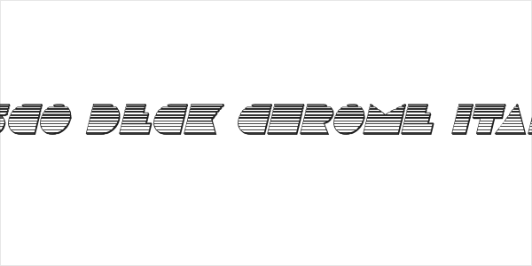 Disco Deck Chrome Italic Logo