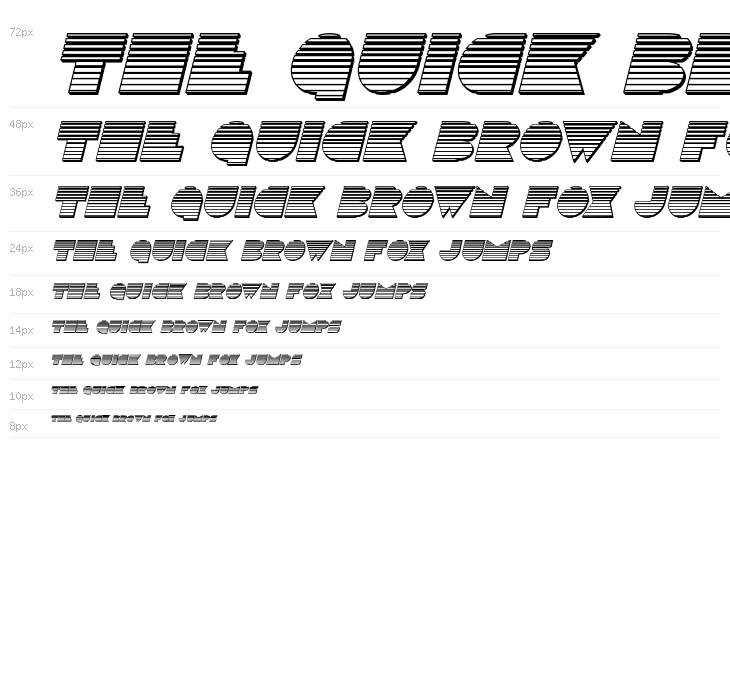 Disco Deck Chrome Italic Waterfall