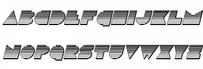 Disco Deck Chrome Italic फ़ॉन्ट लोअरकेस