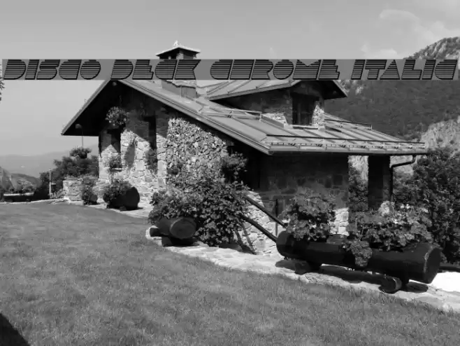 Disco Deck Chrome Italic Font examples