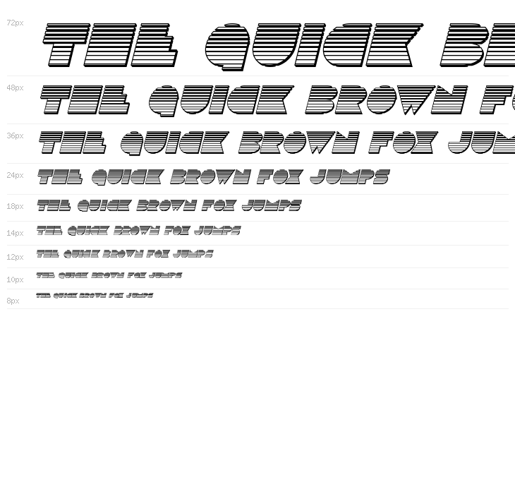 Disco Deck Chrome Italic Waterfall