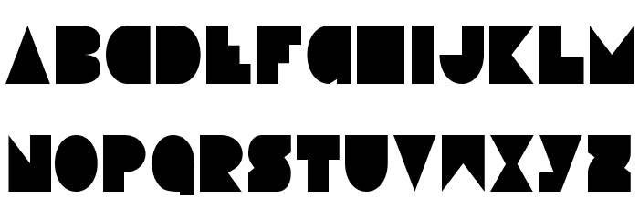 Disco Deck Condensed Font LOWERCASE