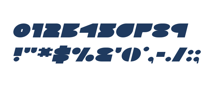 Disco Deck Expanded Italic Other Characters