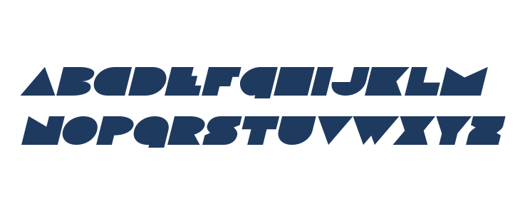 Disco Deck Expanded Italic Lowercase