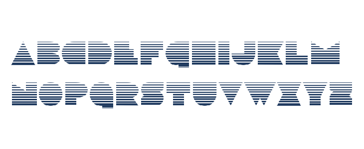 Disco Deck Gradient Lowercase