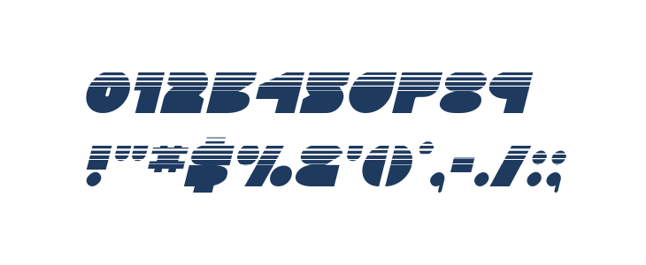 Disco Deck Halftone Italic Other Characters