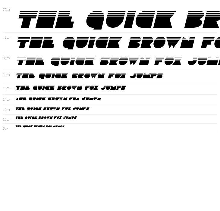 Disco Deck Halftone Italic Waterfall