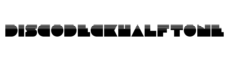 Disco Deck Halftone  font caratteri gratis