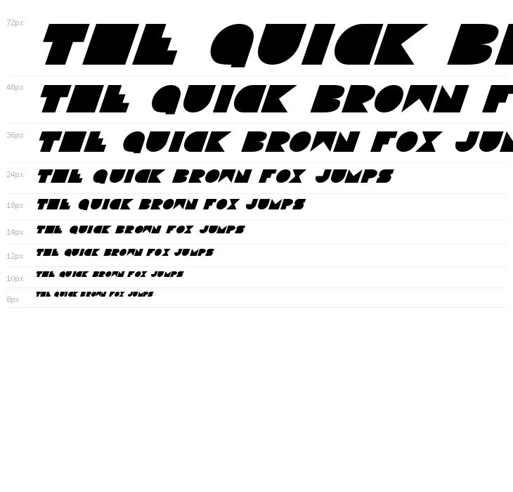 Disco Deck Italic Waterfall