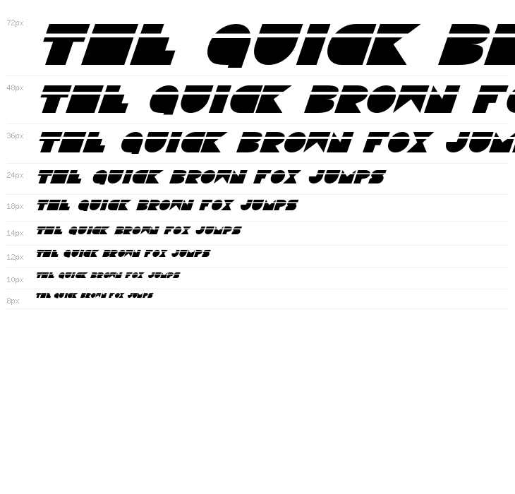 Disco Deck Laser Italic Waterfall