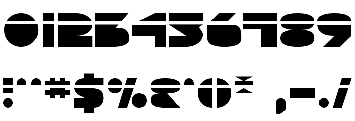 Disco Deck Laser Font OTHER CHARS