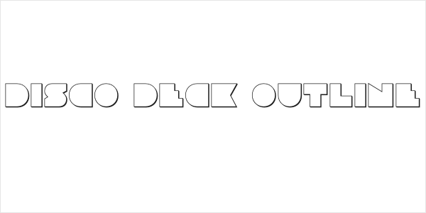 Disco Deck Outline Logo