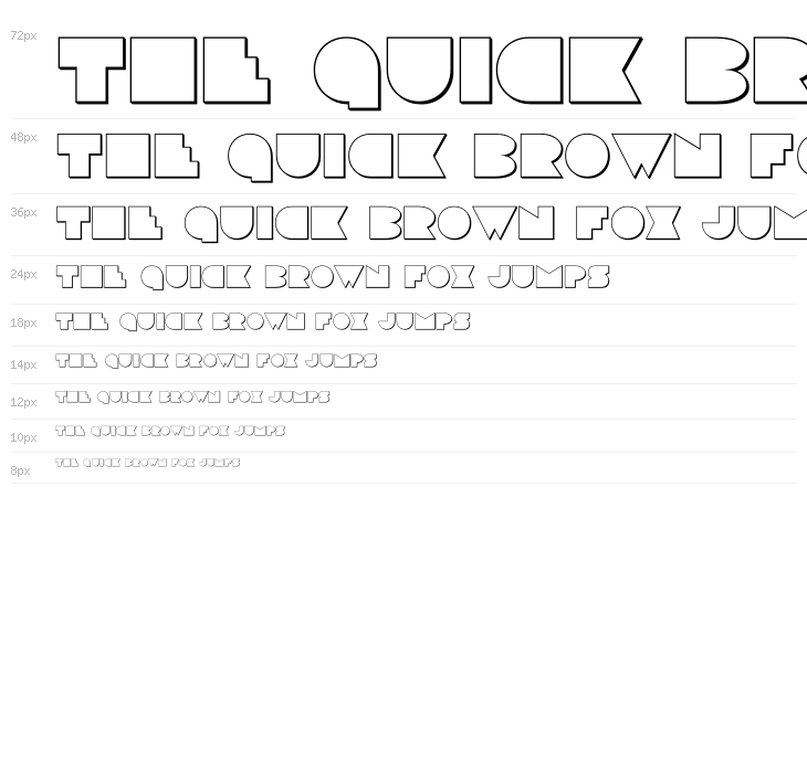 Disco Deck Outline Waterfall