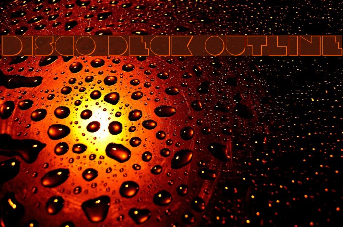 Disco Deck Outline Example 1