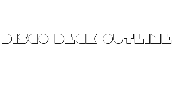 Disco Deck Outline Logo
