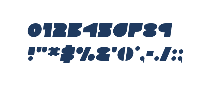 Disco Deck Semi-Italic Other Characters