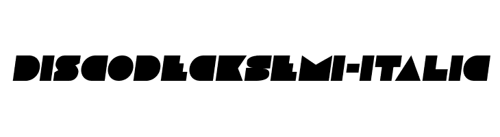 Disco Deck Semi-Italic  Descarca Fonturi Gratis