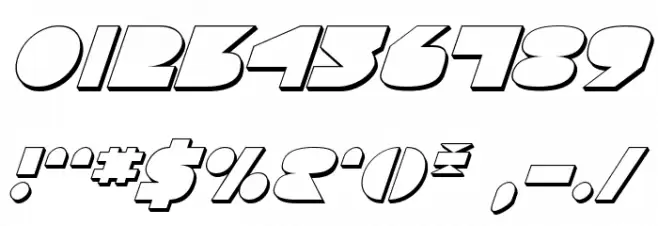 Disco Deck Shadow Italic  