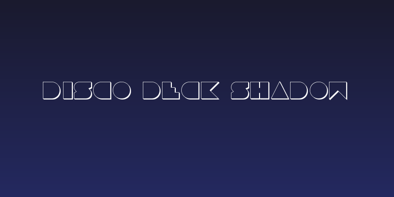 Disco Deck Shadow Social Header