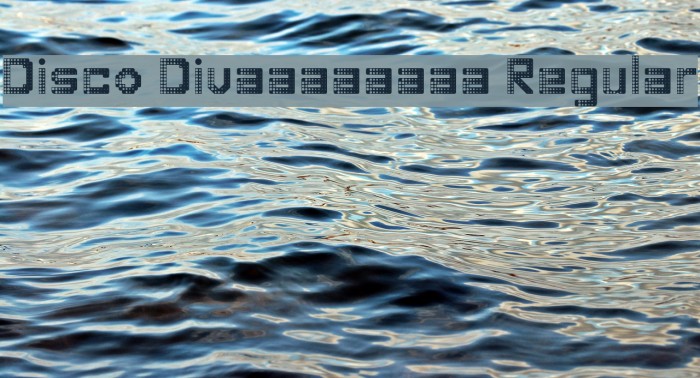 Disco Divaaaaaaaa Regular Font examples