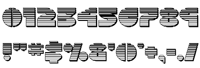 Disco Duck Chrome Font OTHER CHARS