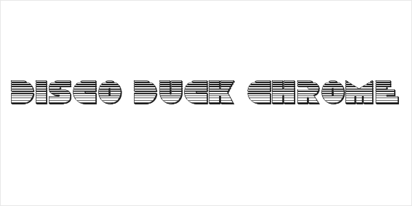 Disco Duck Chrome Logo