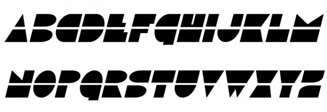Disco Duck Condensed Italic Fuentes MAYÚSCULAS