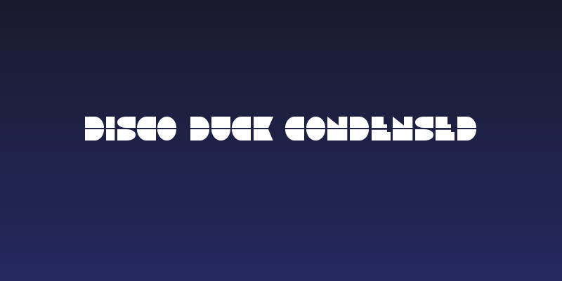 Disco Duck Condensed Social Header