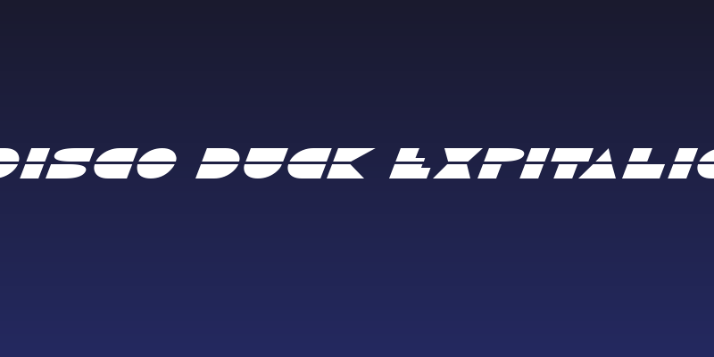 Disco Duck ExpItalic Social Header