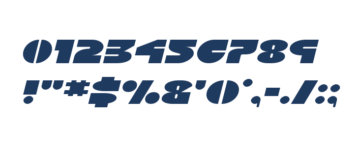 Disco Duck Expanded Italic Other Characters