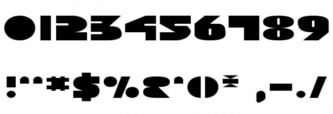 Disco Duck Expanded Schriftart Anderer Schreiben