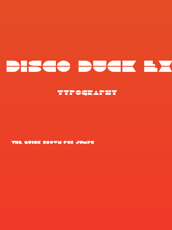 Disco Duck Expanded Poster
