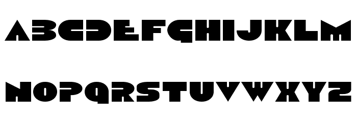 Disco Duck Expanded Font LOWERCASE