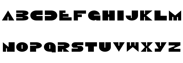 Disco Duck Expanded Font LOWERCASE