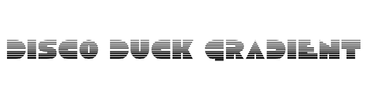 Disco Duck Gradient  font caratteri gratis