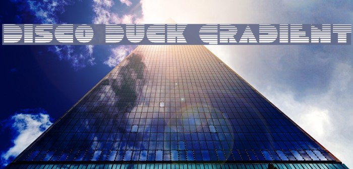 Disco Duck Gradient Font examples