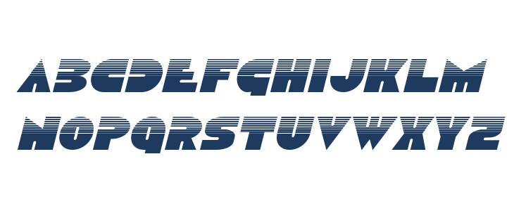 Disco Duck Halftone Italic Lowercase