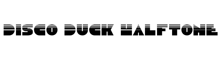 Disco Duck Halftone  Fuentes Gratis Descargar